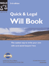 Quick and Legal Will Book: Legal Basics